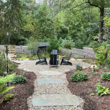 Conservation and rain gardens landscape