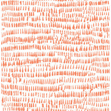 Runes Orange Brushstrokes Wallpaper Bolt