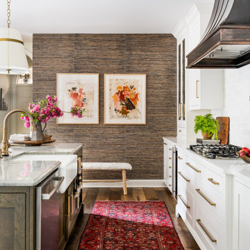 Vibrant, Textural Kitchen