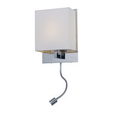 LED Wall Sconce in Polished Chrome by Maxim from the Hotel collection.