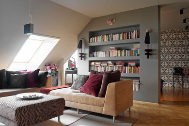 Living room - contemporary living room idea in Other