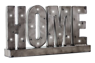 Home LED Sign Table Top Letter Block