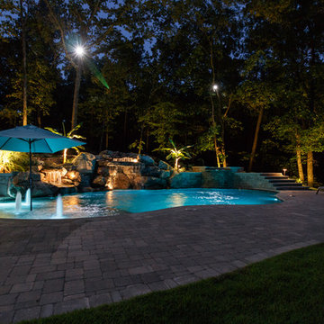 Johns Creek, GA Backyard Lighting Project