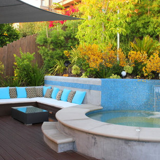 オレンジカウンティのコンテンポラリースタイルのおしゃれなテラス・中庭の写真