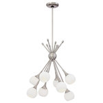 George Kovacs Lighting - George Kovacs Lighting P1807-084 Pontil - Eight Light Chandelier - Number of Bulbs:8*Wattage:60W*Bulb Type:G9 Xenon*Bulb Included:Yes*UL Approved: