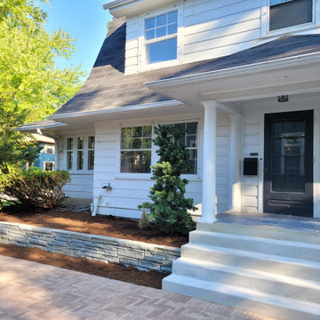 Driveway with historic preservation in mind