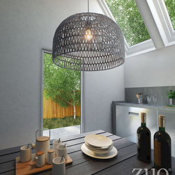 Zuo Paradise Ceiling Lamp Gray - SKU: 50210 - Pendant Lighting