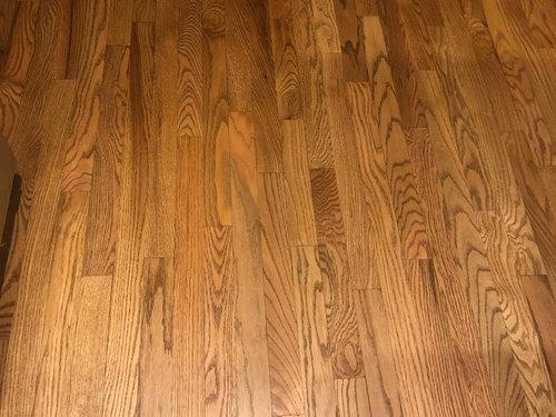 How To Tone Down Orange Tones On Red Oak Floor Using Stain - Best Paint Colors For Natural Red Oak Floors