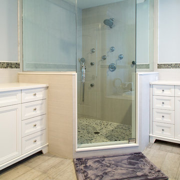 White Lacquer His & Hers Vanities