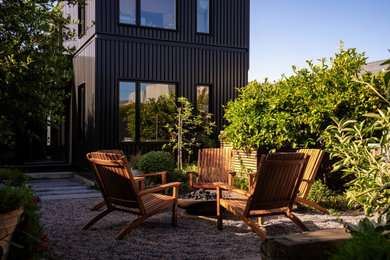 Example of a trendy patio design in San Francisco