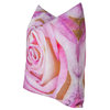 Paola Pink Rose Art Pillow