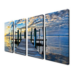 Ready2HangArt - Ready2hangart Chris Doherty 'Key Largo' 4-piece Canvas Wall Art - Prints And Posters