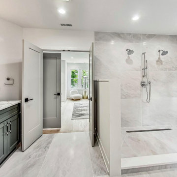 Spacious Kitchen and Elegant Living Area Remodel in Belmont