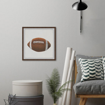"Let's Play Football" Framed Painting Print