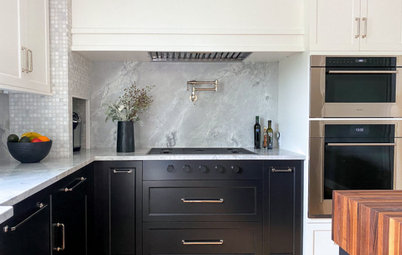 Kitchen of the Week: Black and White With a Chopping Block