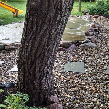Family Recreation Area - Firepit, patio, fruit & flower guild