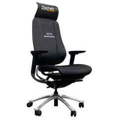 DreamSeat Xpression Gaming Chair with Miami Dolphins Helmet Logo in Black