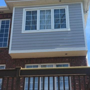 James Harsie lap siding , LP Smartside trim