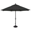 Simply Shade Catalina 132" Octagon Push Button Tilt Umbrella in Black