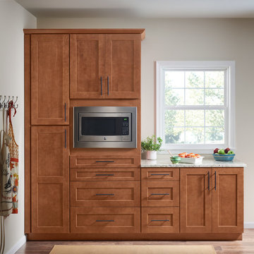 Mission Maple Cognac Cabinetry