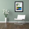 'View From Mazengah' Matted Framed Canvas Art by Mandy Budan
