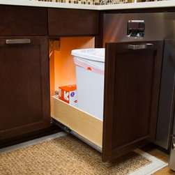 Roll Out Trash Bin - Kitchen Drawer Organizers