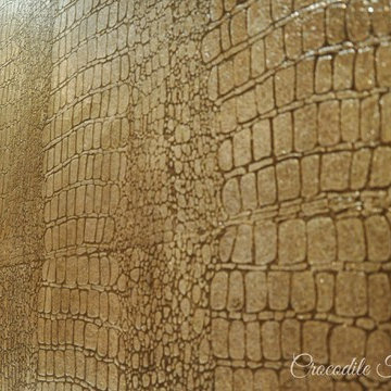 Wall-Crocodile Textured Wall