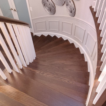 Old English Ln. Staircase Refinishing