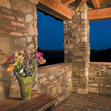 Rustic Stone Patio