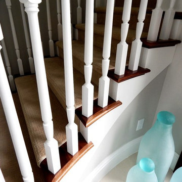 Conventional stair with flared bottom - Naples