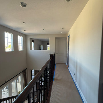 Enclosed Study Room Conversion with Custom Door and Glass Panel in Irvine
