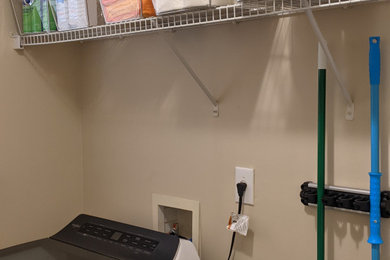 Inspiration for a laundry room remodel in Atlanta