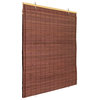 Bamboo Cordless Window Shade, Mahogany, 36" W