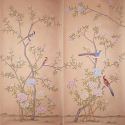 Hand painted Chinoiserie wallpaper - Products