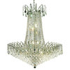 Victoria 16 Light Mini Chandelier in Chrome