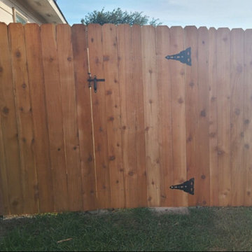 Nicks new fence