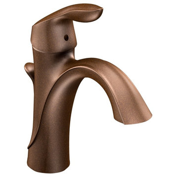 Moen Eva 1-Handle High Arc Bathroom Faucet, Oil Rubbed Bronze