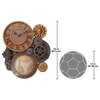 Large Gears of Time Clock