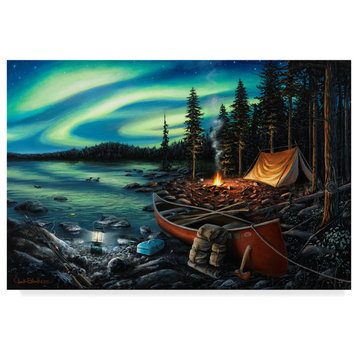 "Campfire Memories" by Chuck Black, Canvas Art, 30"x47"