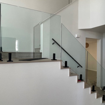 Interior Glass Stair Railing