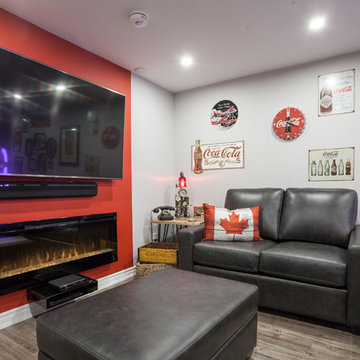 Oakville | Themed Basement Build