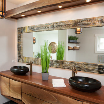Eastern Contemporary Master Suite in Glenview
