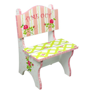 Crackled Rose Time Out Chair