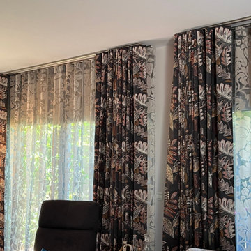 Décines-Charpieu - Installation de stores et de voilages dans une maison