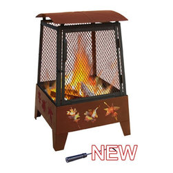 Landmann Haywood Leaves Fire PIt - Fire Pits