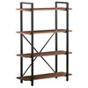 4-Shelves Industrial Bookcase