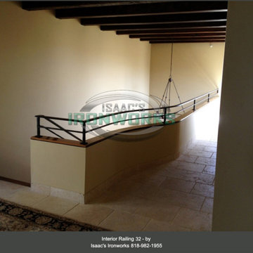 Interior Railings Custom Made by Isaac's Ironworks