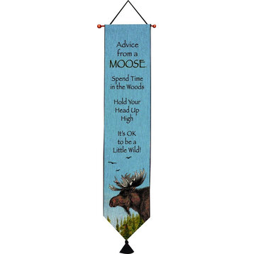 Advice from a Moose, YTN 9"x41" Bell Pull