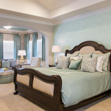 Green & Yellow Master Bedroom Retreat