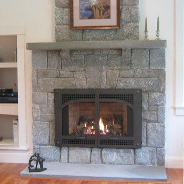 Gas fireplace inserts